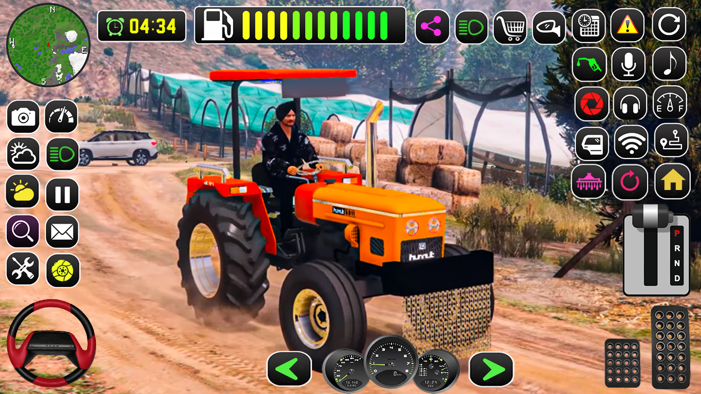 Indian Tractor 3D Farming Game Game Screenshot