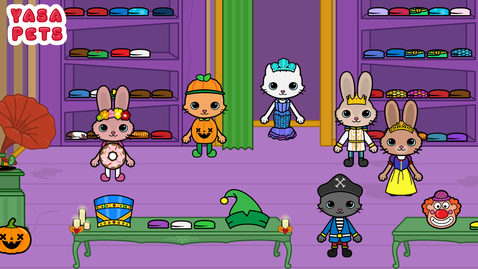 Yasa Pets Halloween ภาพหน้าจอเกม