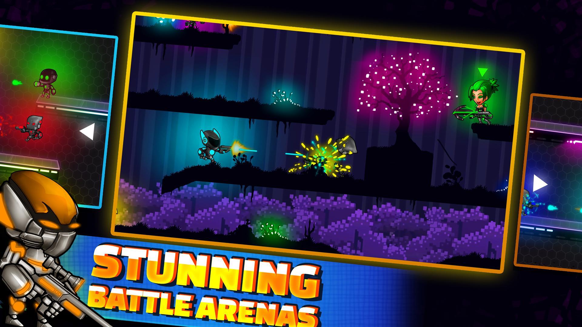 Neon Blasters Multiplayer Game Game Screenshot
