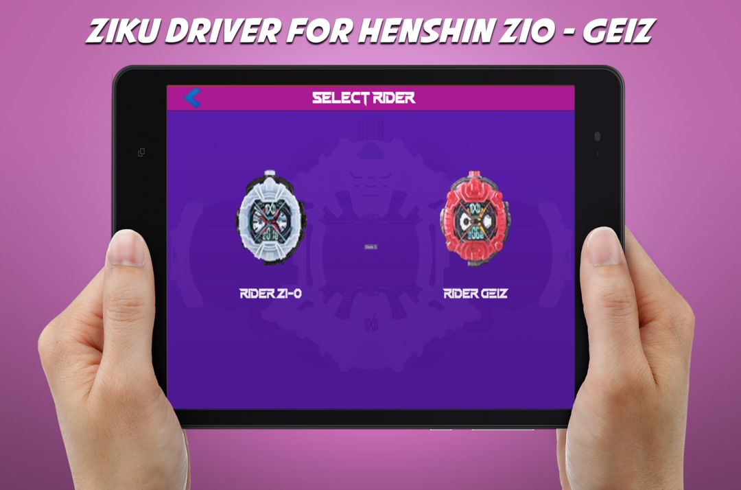 Screenshot of DX Ziku driver for henshin belt Zio - Geiz
