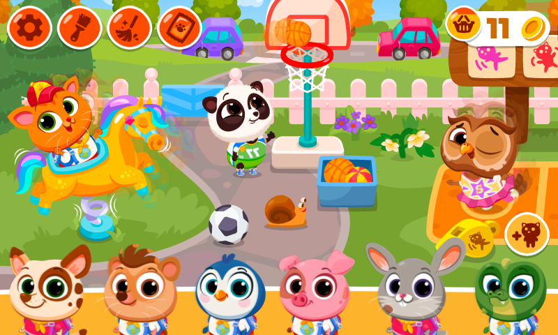 Bubbu School–สัตว์น่ารักของฉัน ภาพหน้าจอเกม