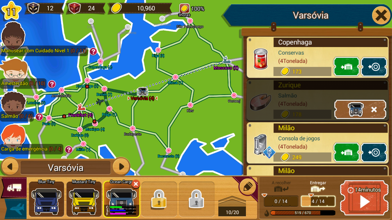 Captura de Tela do Jogo Logis Tycoon Evolution
