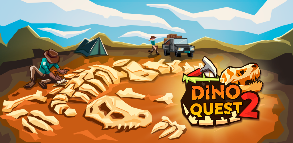 Banner of Dino Quest 2: Gioco Dinosauri 1.23.14