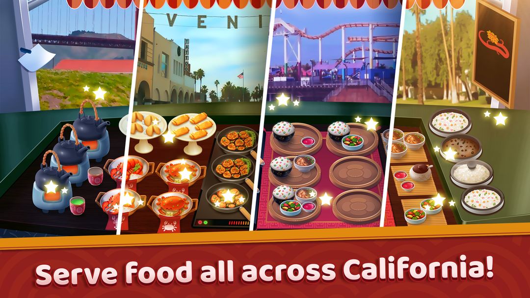 Chinese California Truck - Fast Food Cooking Game遊戲截圖