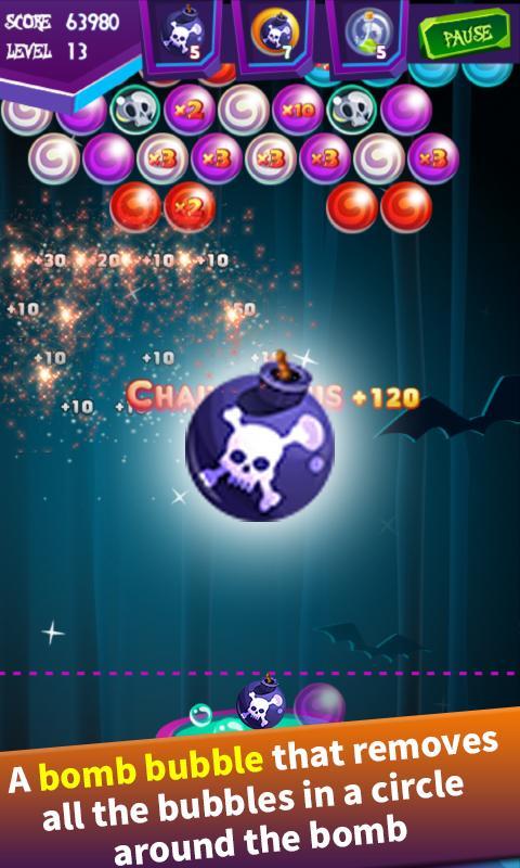 Bubble Monster Game Screenshot