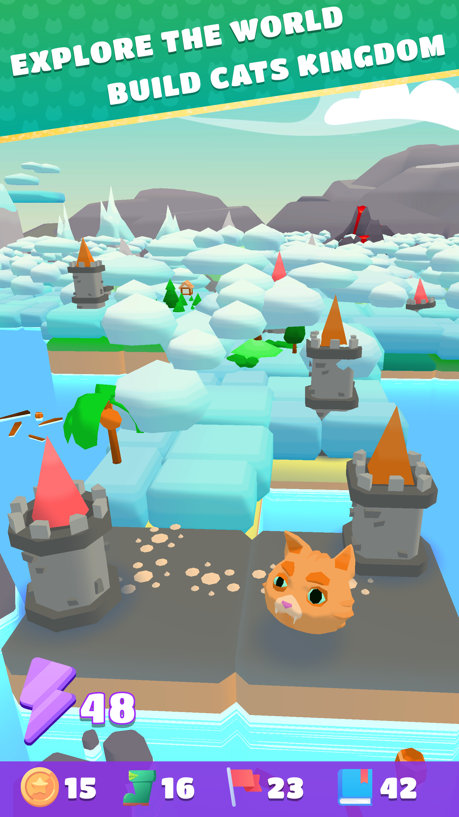 Cats & Towers Merge Puzzle 3D android iOS apk download for freeTapTap