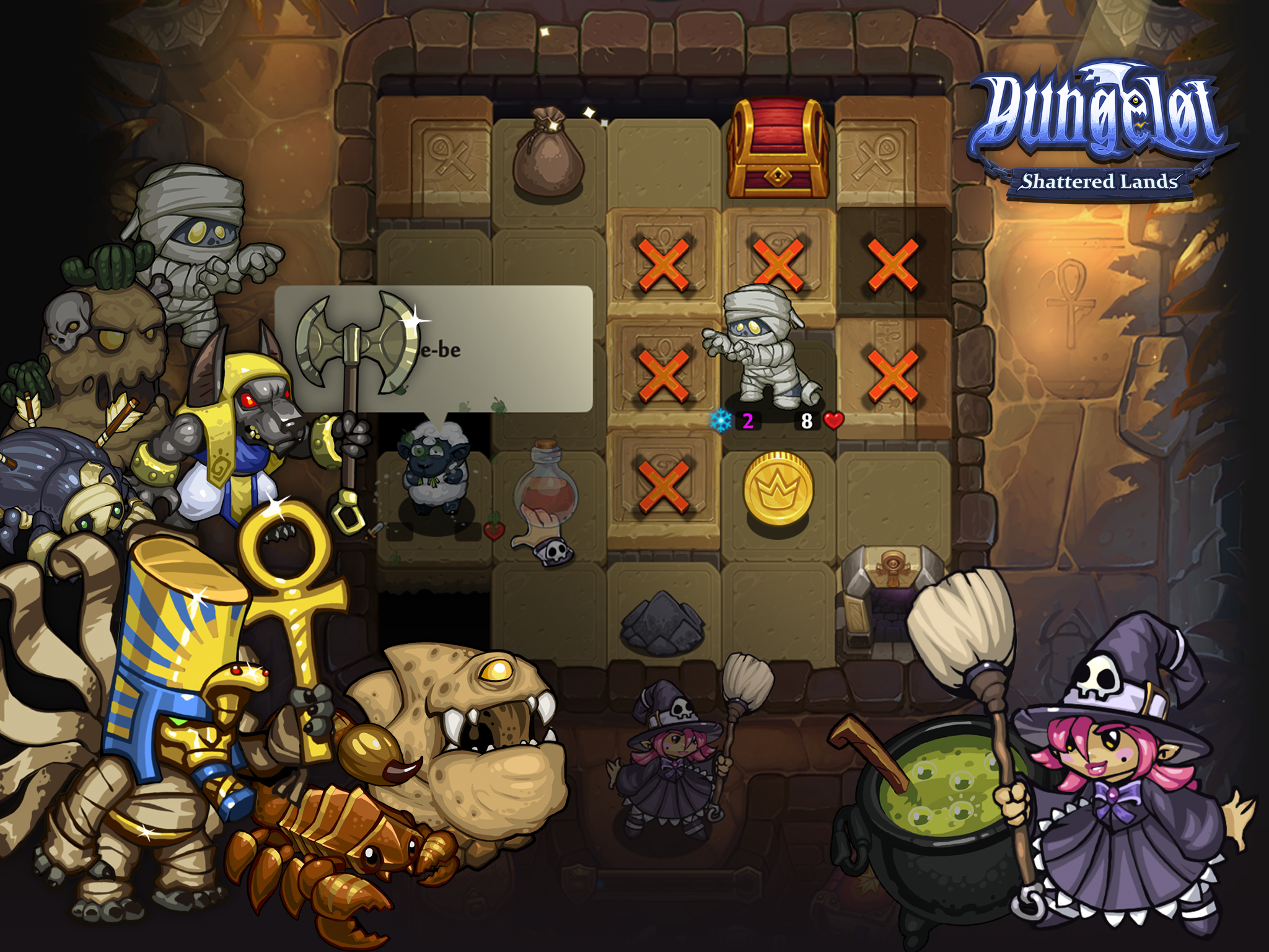 Dungelot Shattered Lands Game Screenshot