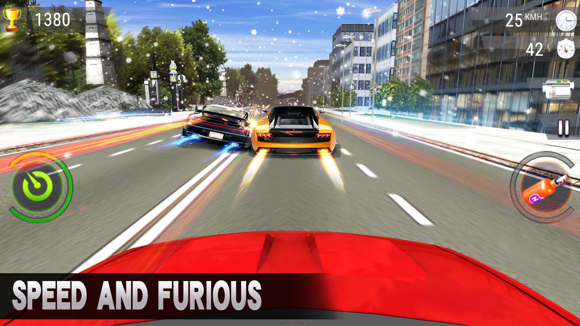 Screenshot of Alpha Traffic Racer