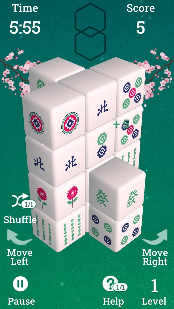 Screenshot of Mahjong 3D
