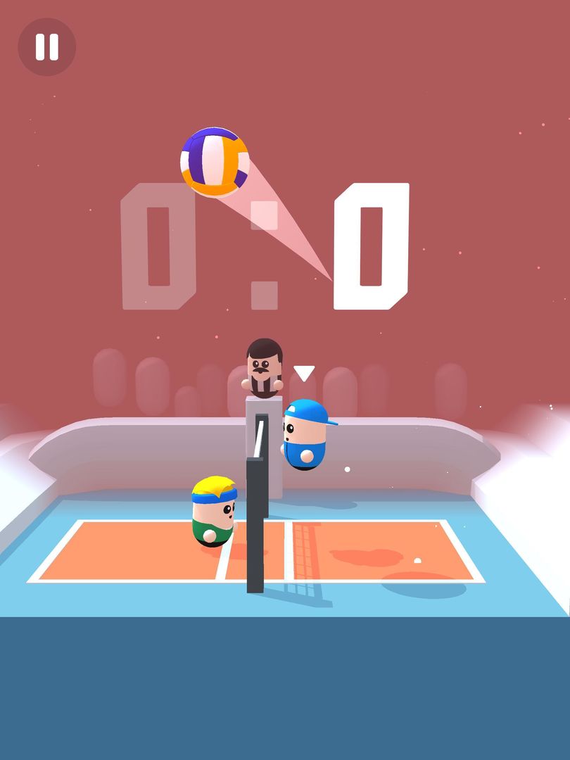 Volleyball Game - Volley Beans ภาพหน้าจอเกม