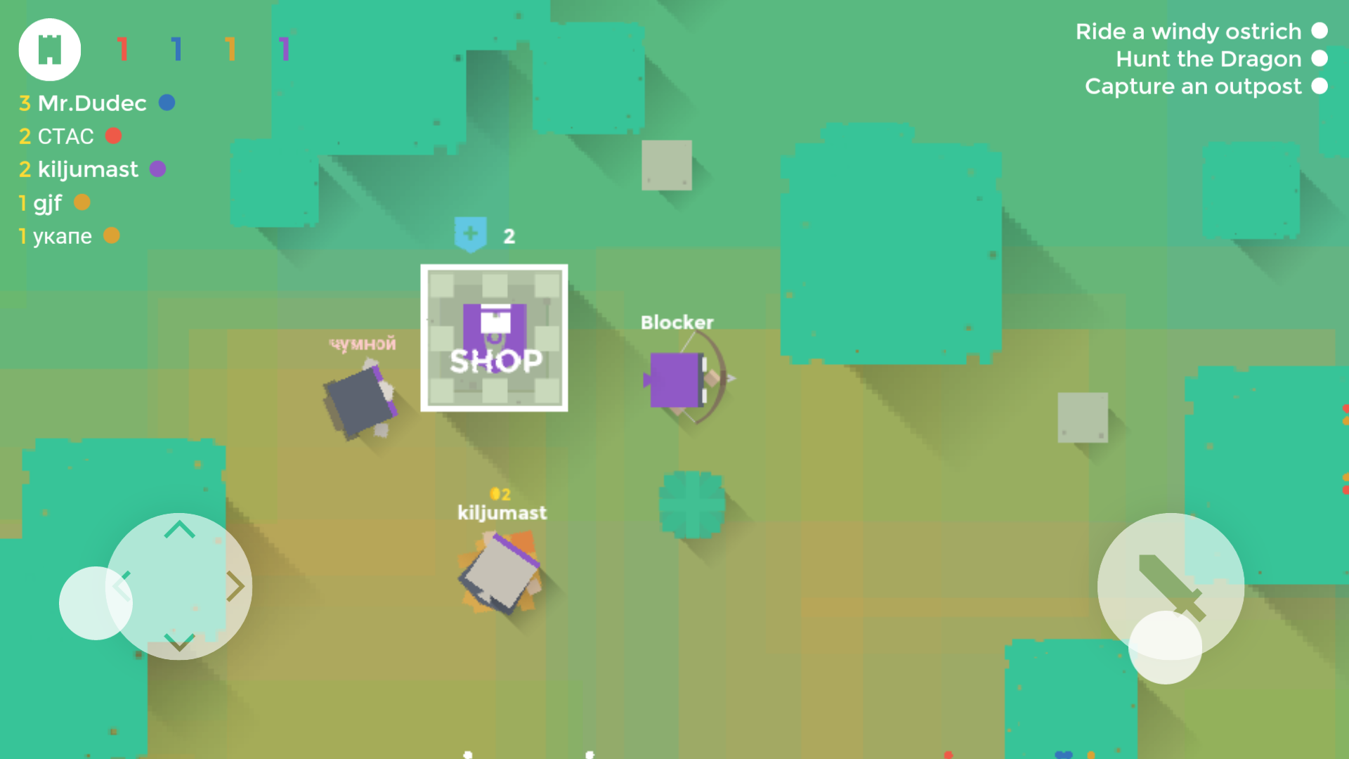 Blocker.io screenshot game