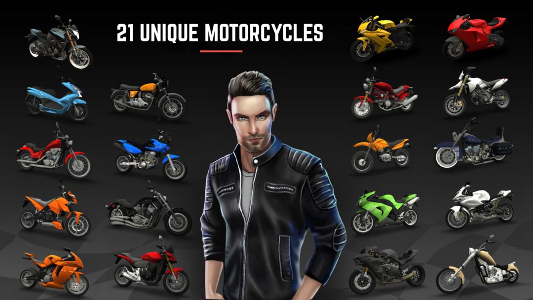 Racing Fever: Moto screenshot game