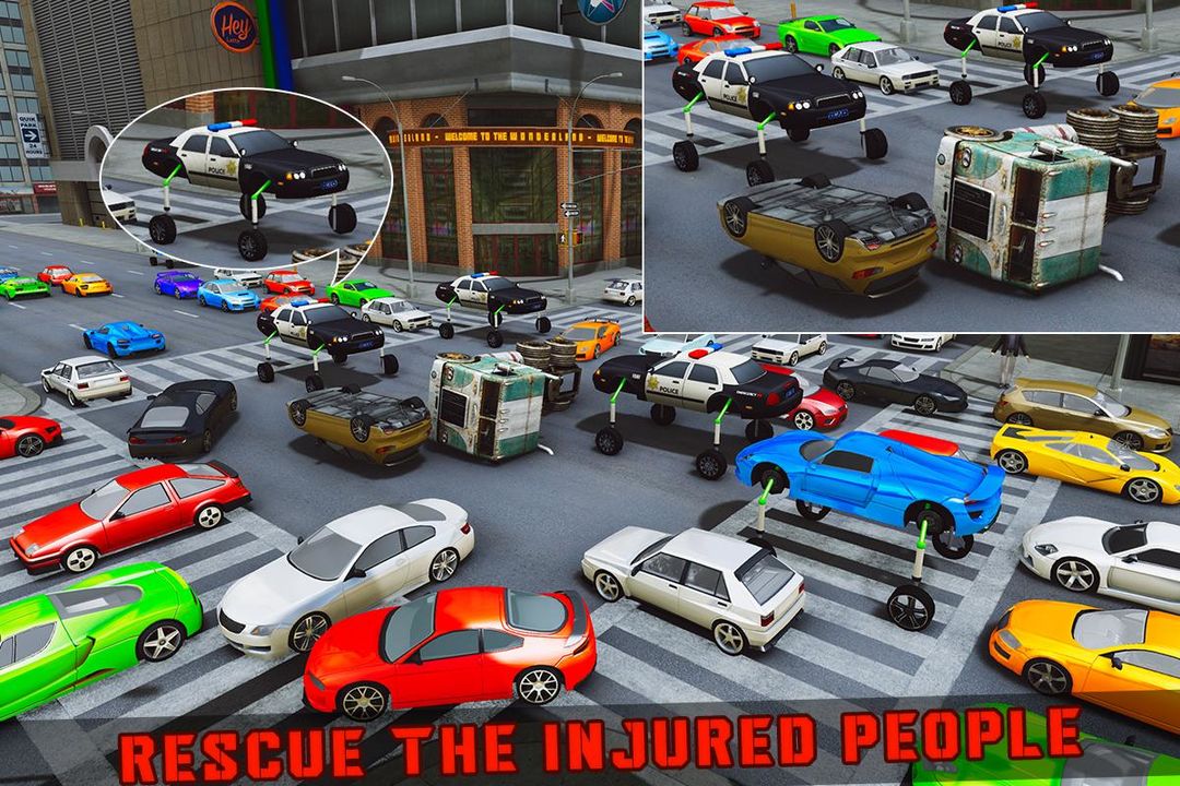 Elevated Car Racing Speed Driving Parking Game screenshot game
