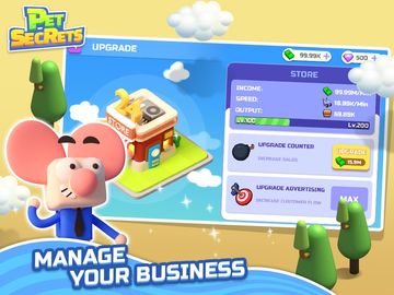 Pet Secrets:Idle Tycoon - Build Your Secret Base Game Screenshot