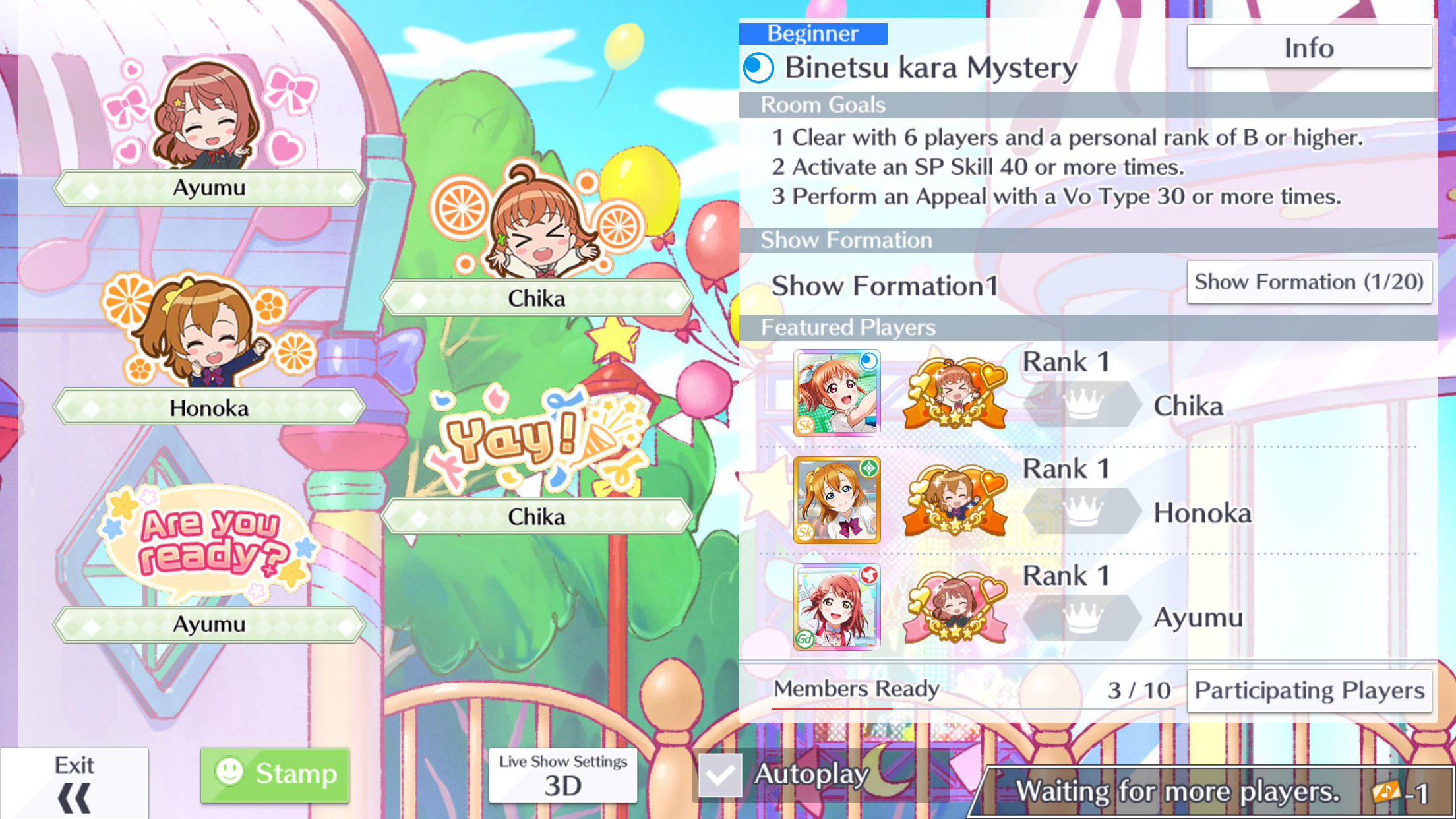 Love Live! All Stars Game Screenshot