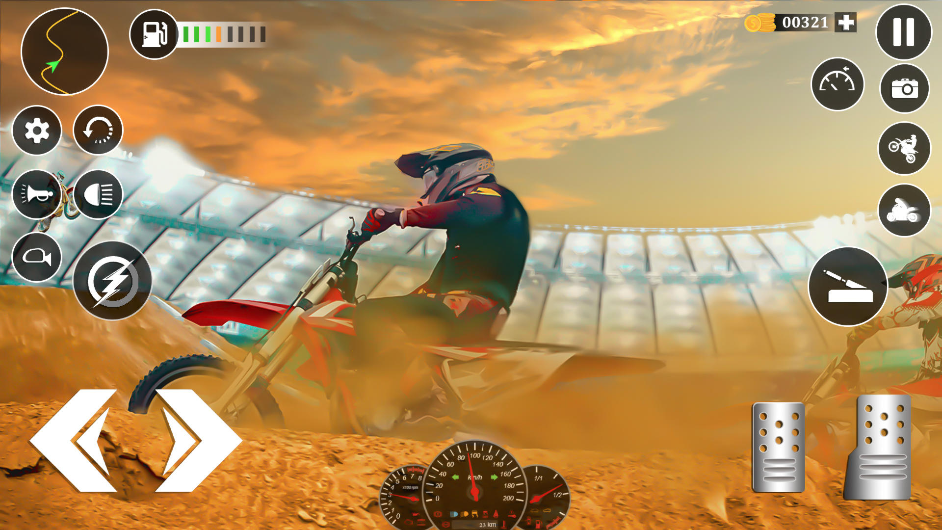 Скриншот игры Xtreme Stunt Racing: Bike Game