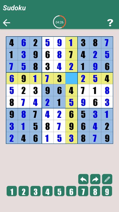 Screenshot 1 of Sudoku puzzle game for free 1.0.2