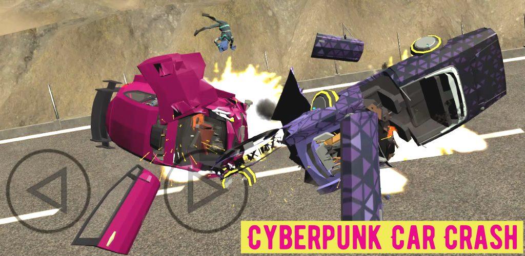 Cyberpunk Car Crash screenshot