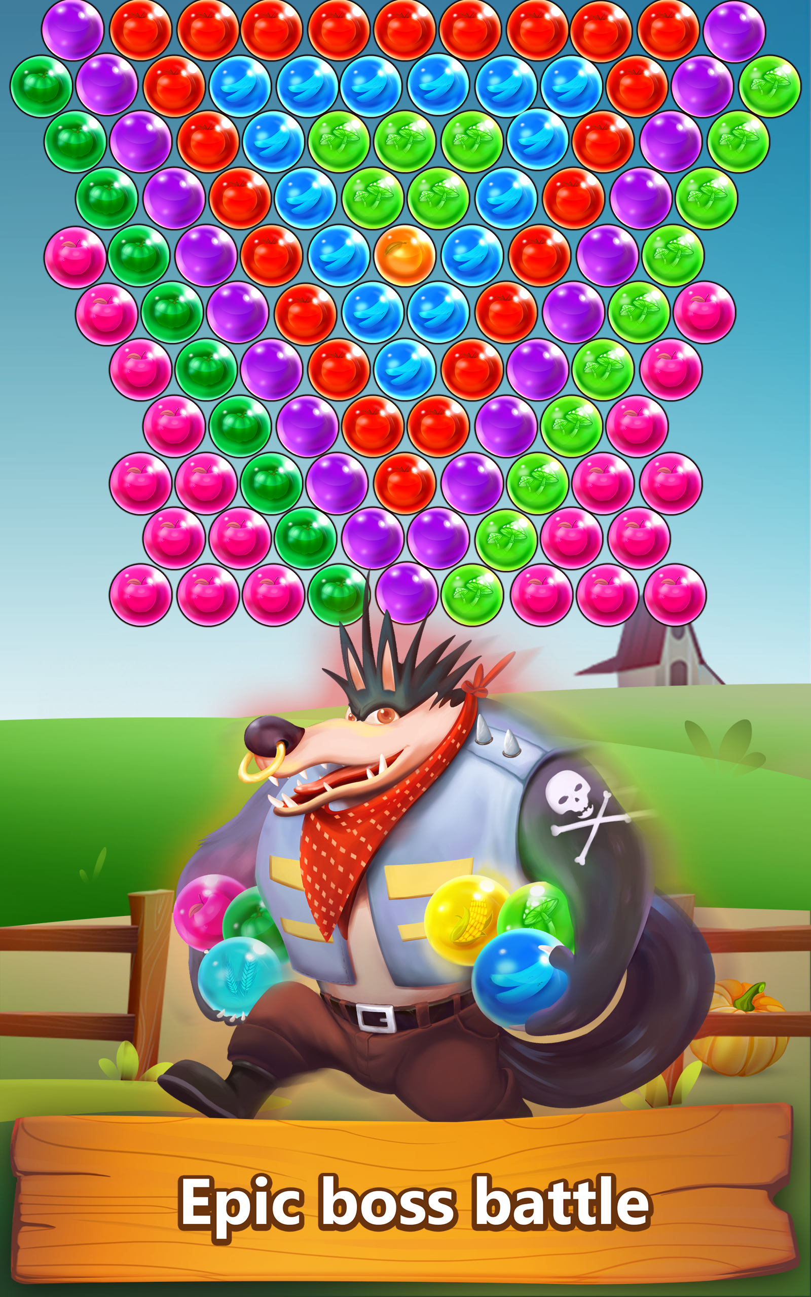 Farm Pop : Bubble Shooter 2025 Game Screenshot