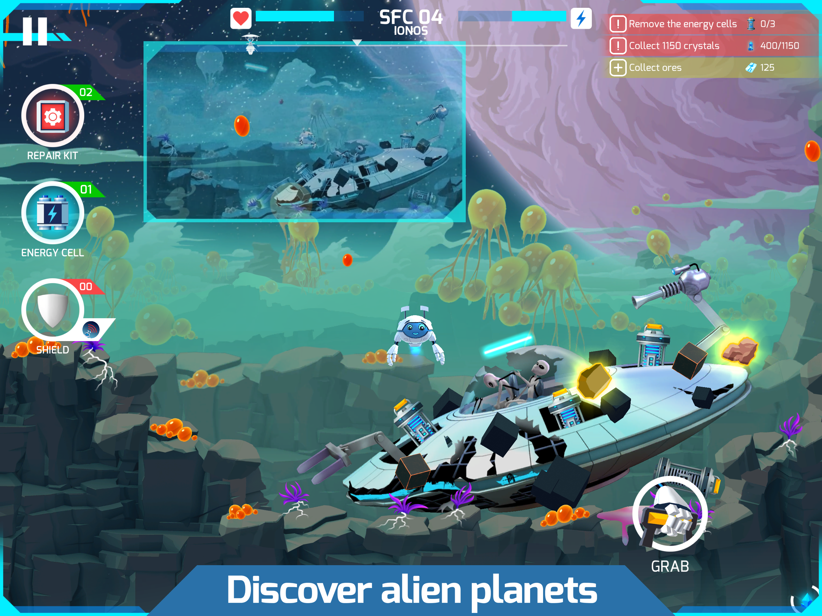 Mike the Planet Miner screenshot game