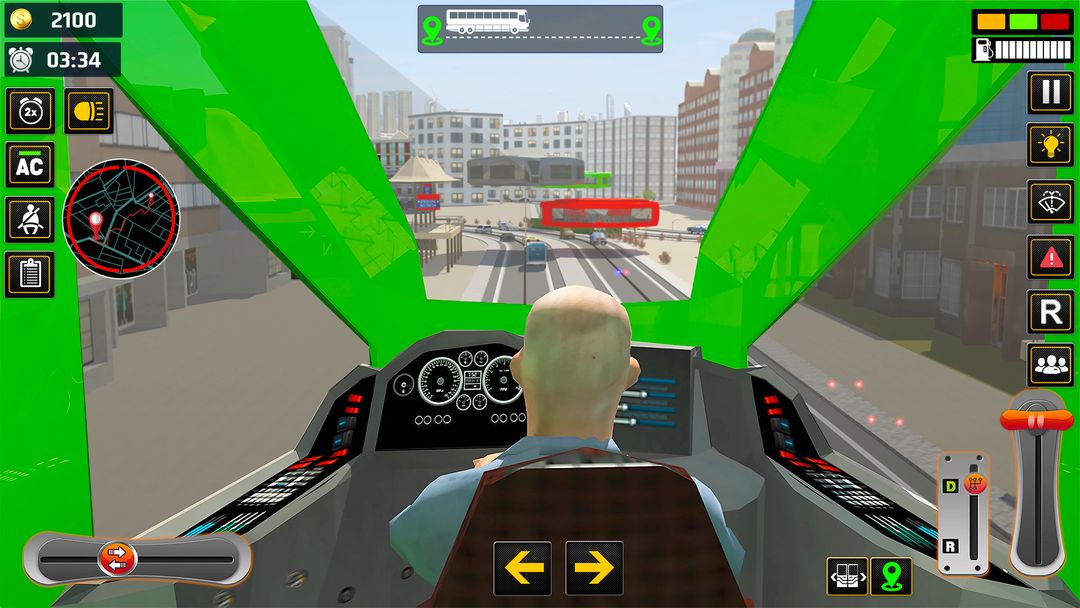 현대 버스 운전 버스 게임 게임 스크린 샷