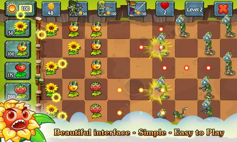 Angry Plants Fruits Game Screenshot