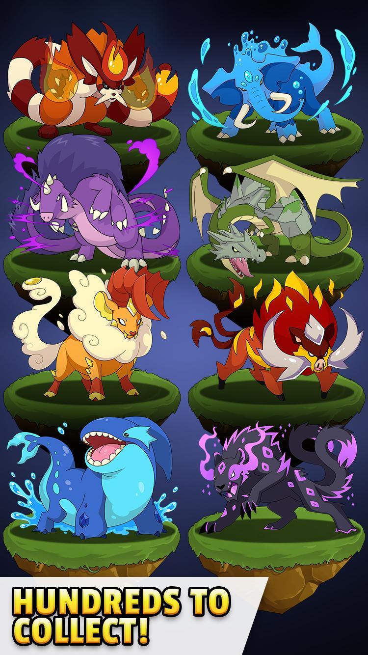 Dynamons Evolution Puzzle & RPG: Legend of Dragons ภาพหน้าจอเกม