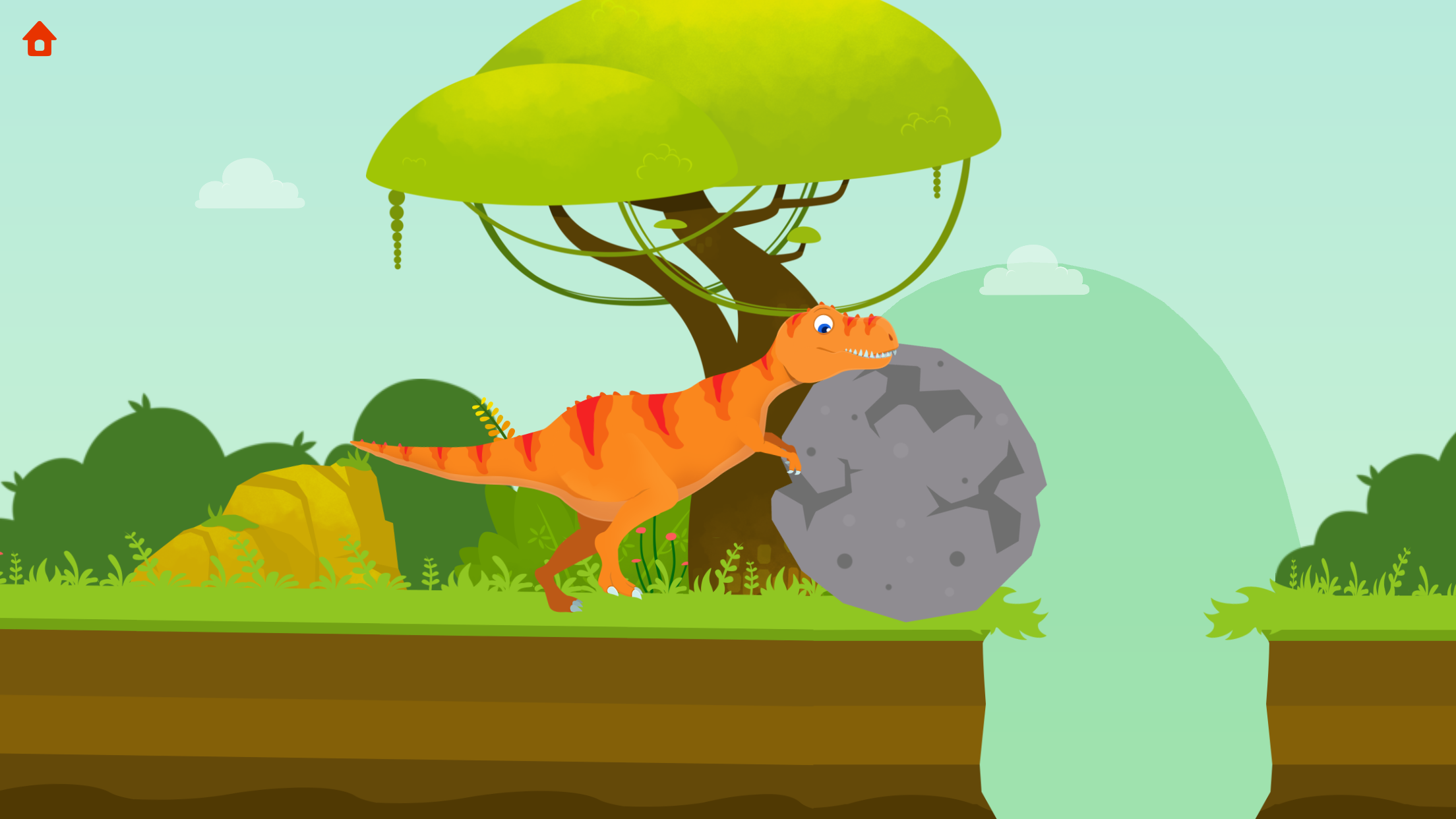 Скриншот игры Jurassic Rescue Dinosaur games