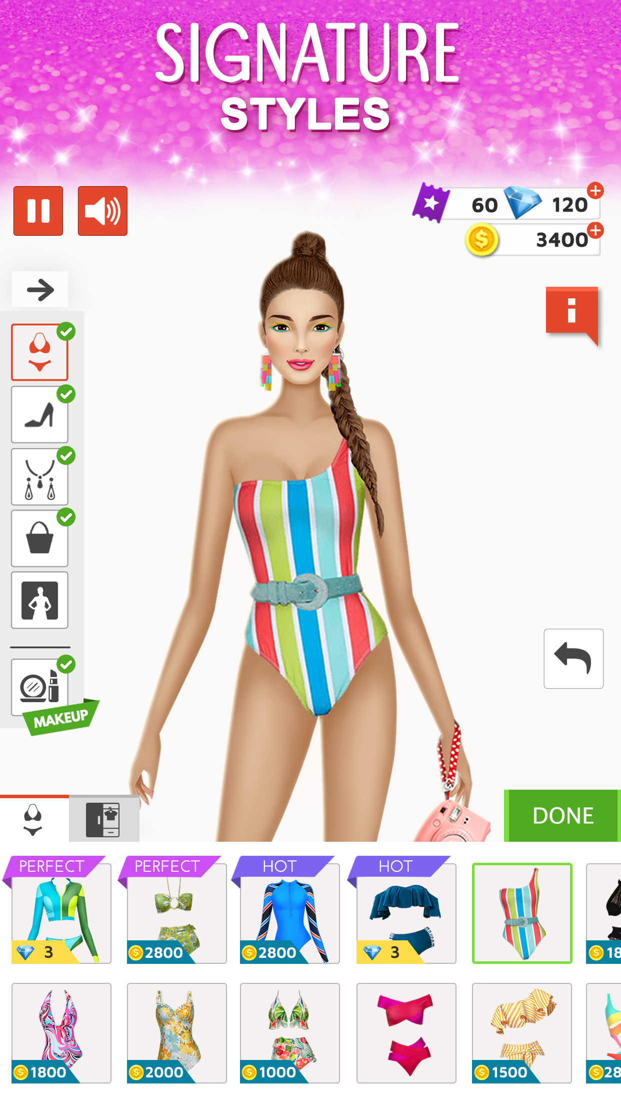 Fashion Stylist: Dress Up Game Game Screenshot