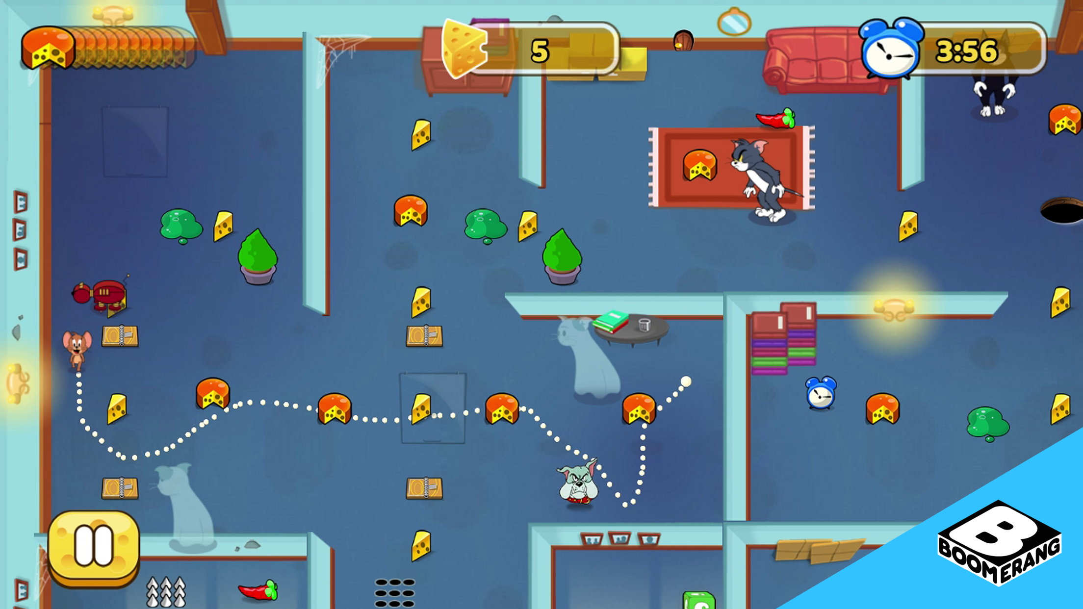 Cuplikan Layar Game Tom & Jerry: Mouse Maze