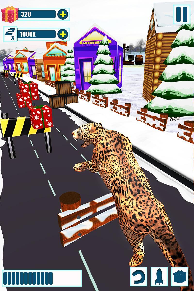 Leopard Survival:Endless Cheetah rush Animal Gameのキャプチャ