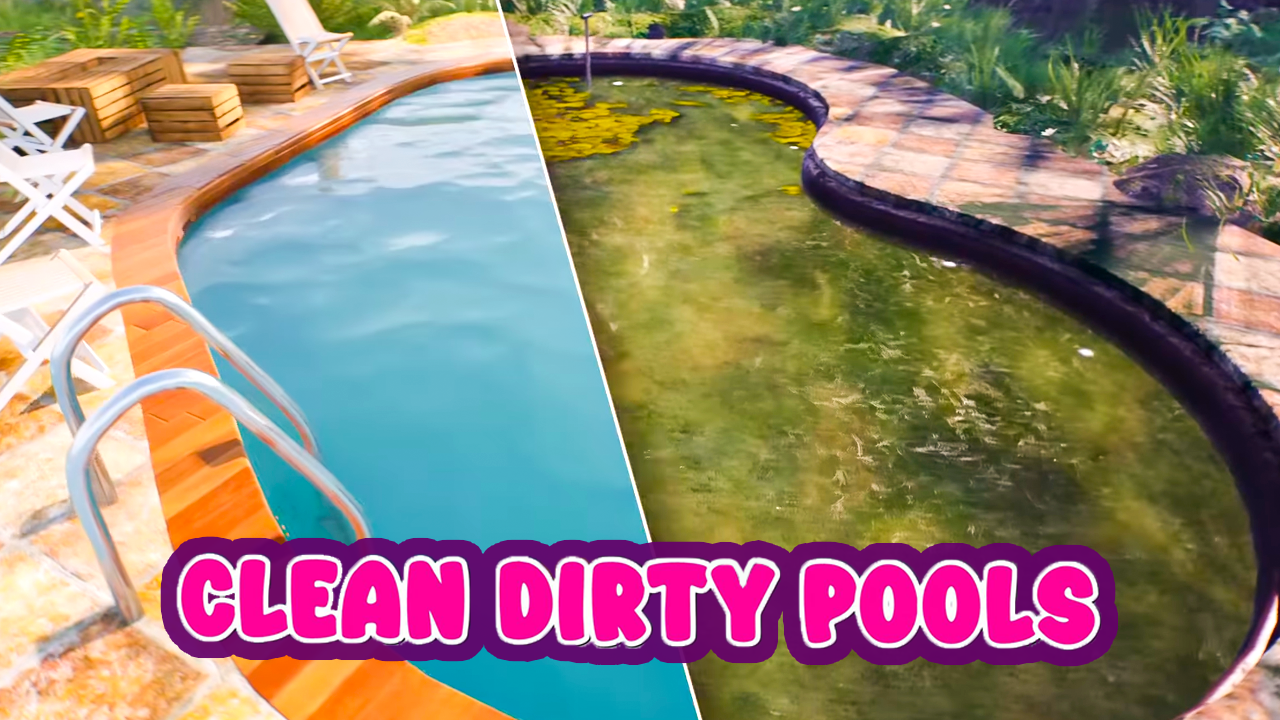 Screenshot 3 of Pool Cleaning Sim Games 23 