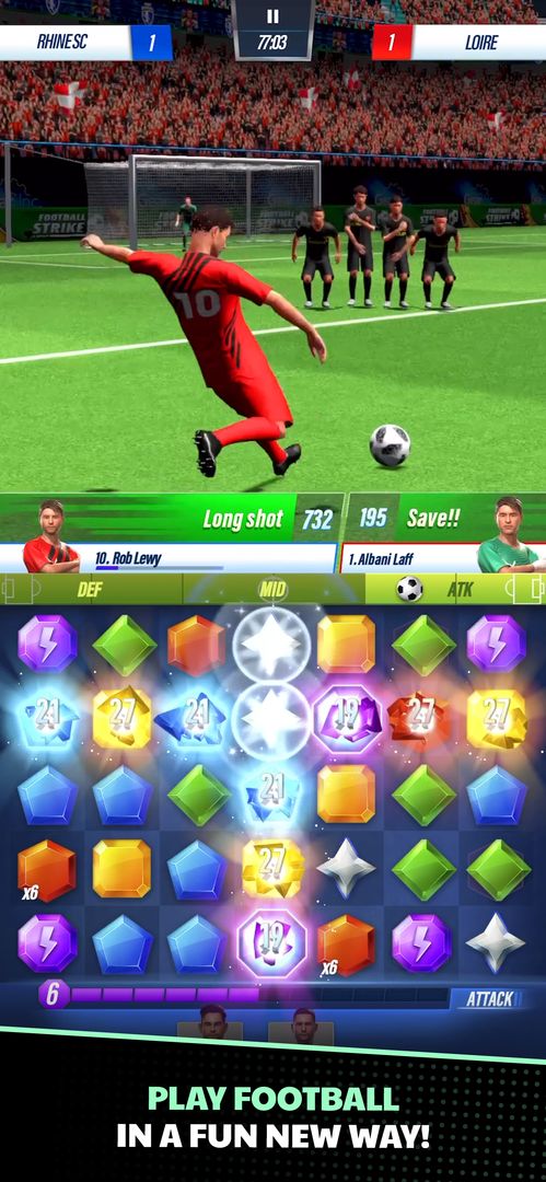 Football Puzzle Champions - match and score! screenshot game