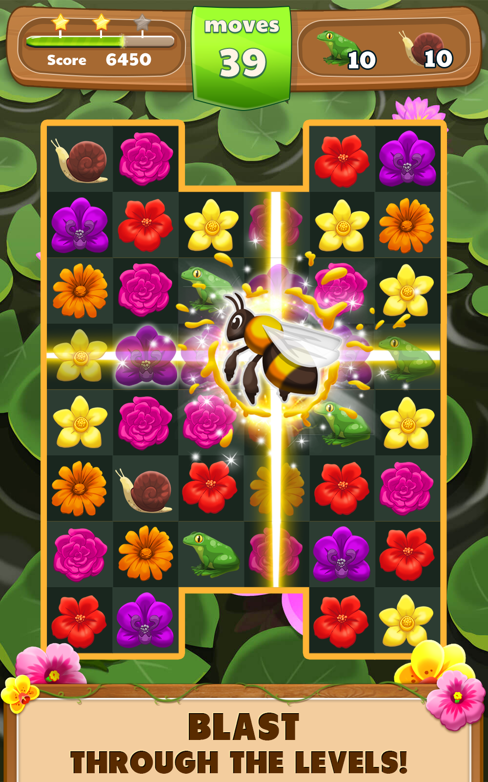 Captura de Tela do Jogo Bloom Blast