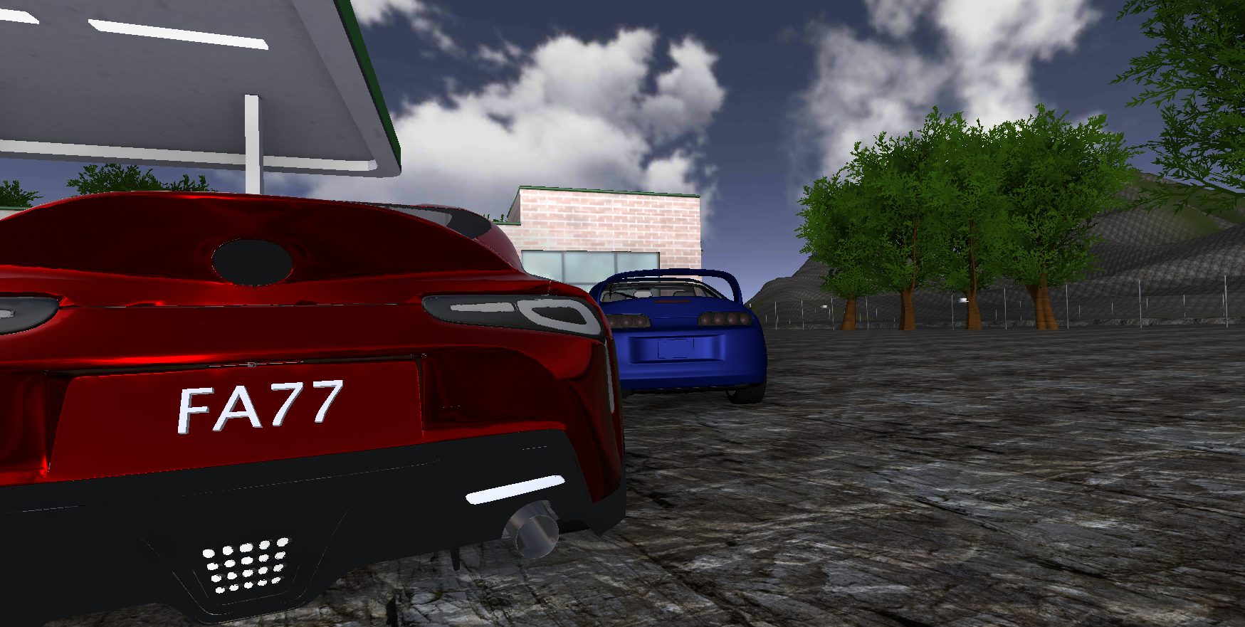 Supra Driving Simulator Game Screenshot