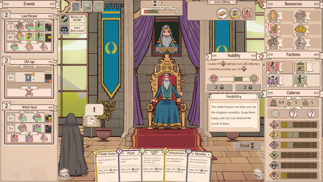 Screenshot of Royal Decree!