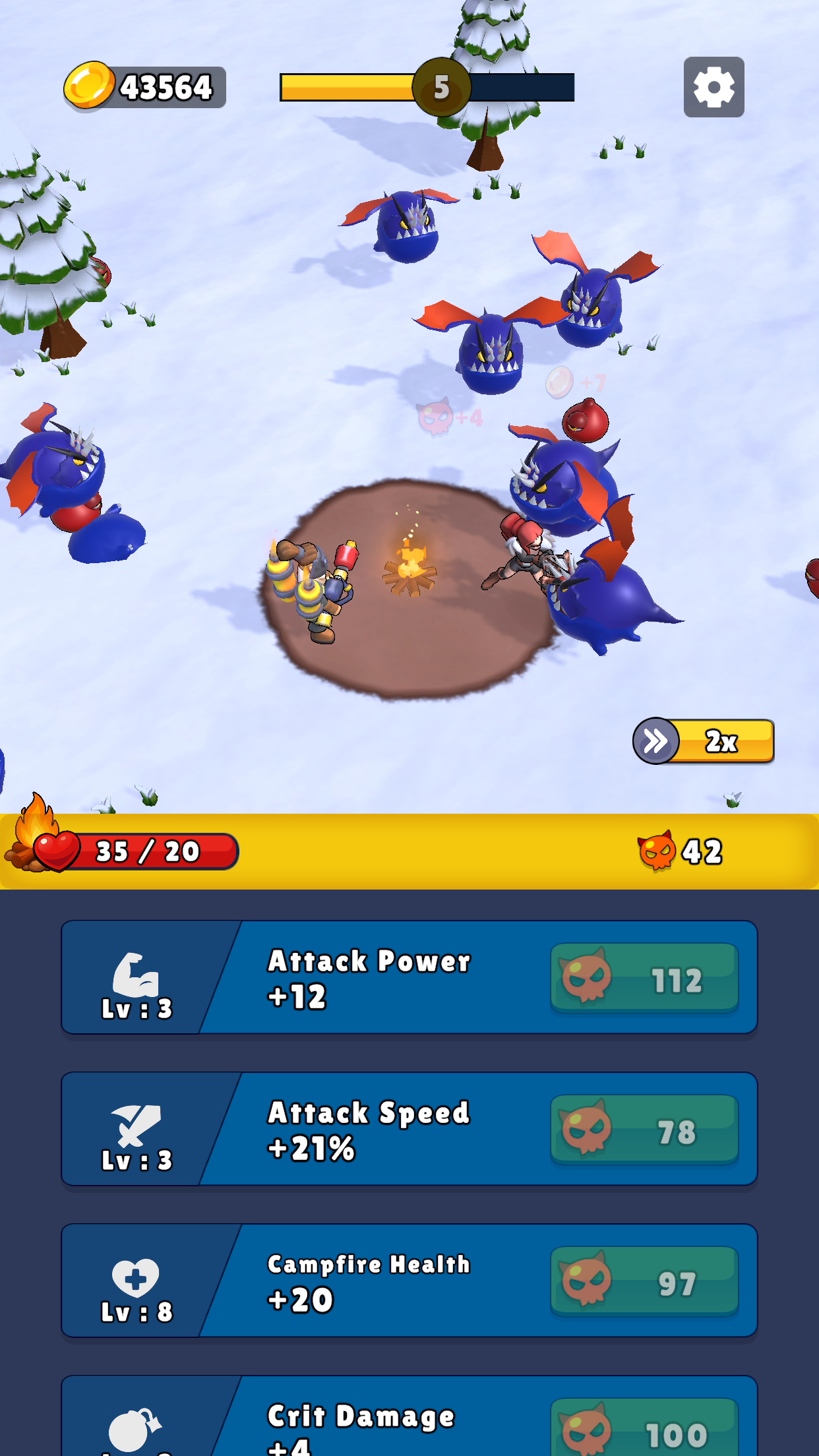 Defend The Fire ภาพหน้าจอเกม