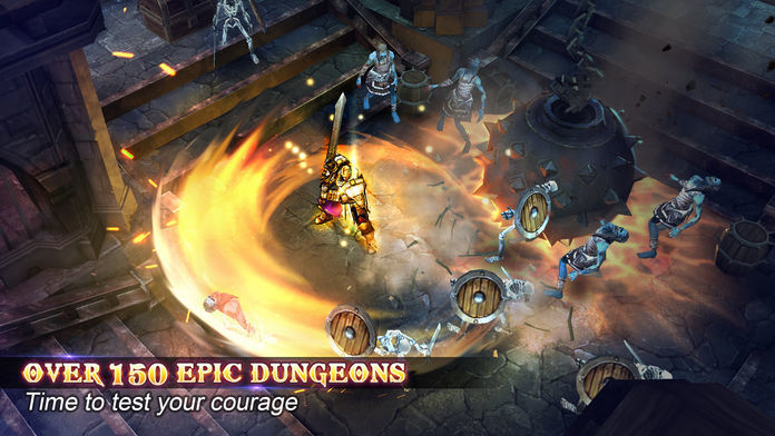 Heroes of the Dungeon ภาพหน้าจอเกม