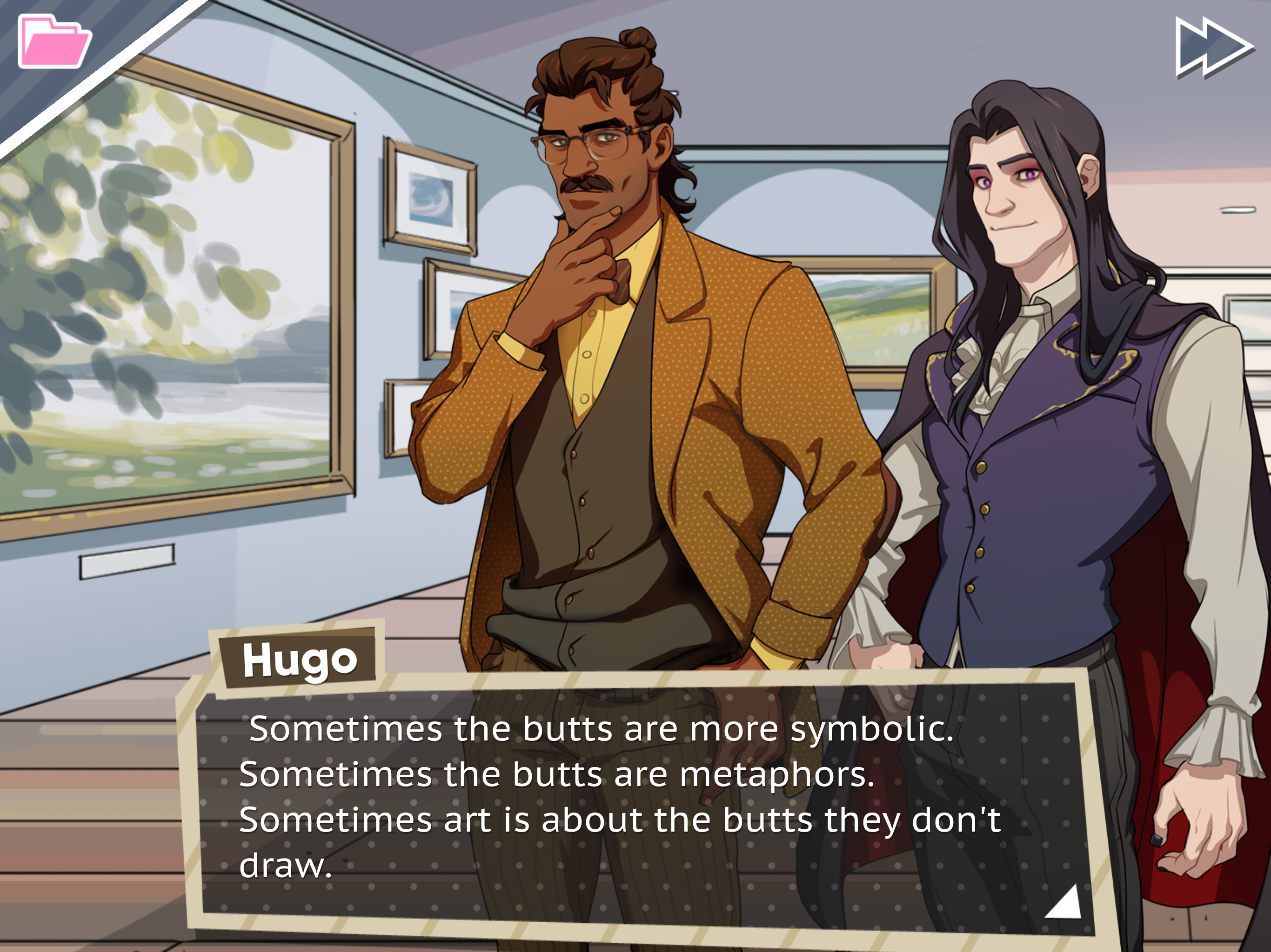 Dream Daddy Game Screenshot