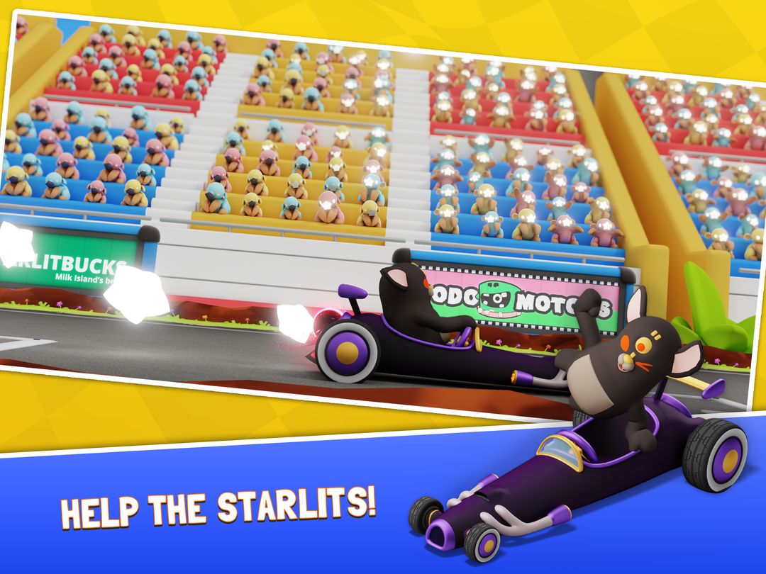 Starlit On Wheels: Super Kart遊戲截圖
