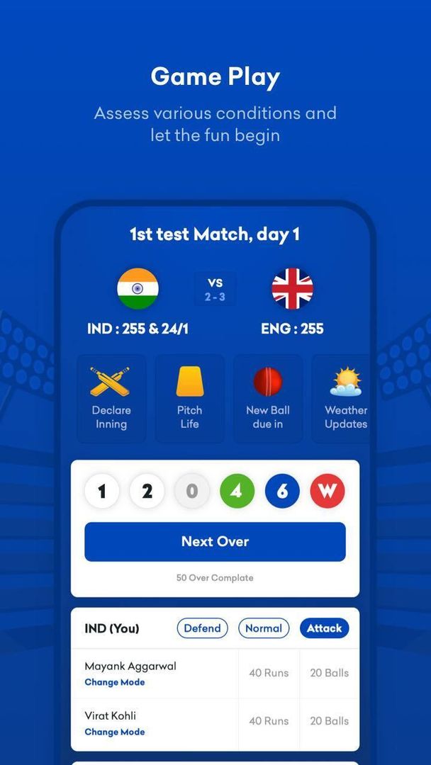 Cricket Masters 2020 - Game of Captain Strategy screenshot game