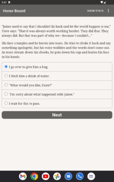 Cuplikan Layar Game Honor Bound