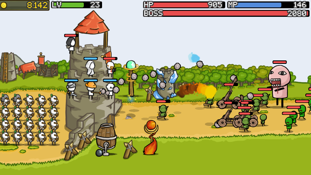 Grow Castle - Tower Defense ภาพหน้าจอเกม
