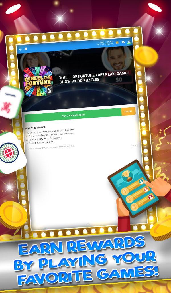 Mahjong Game Rewards - Earn Money Playing Games ゲームのスクリーンショット