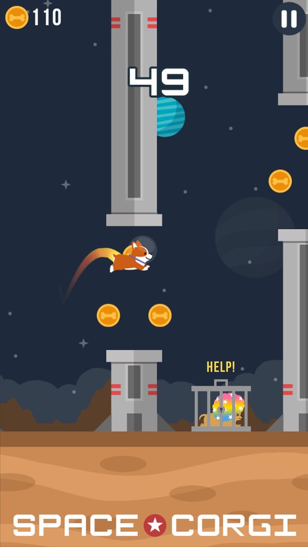 Space Corgi - Jumping Dogs screenshot game