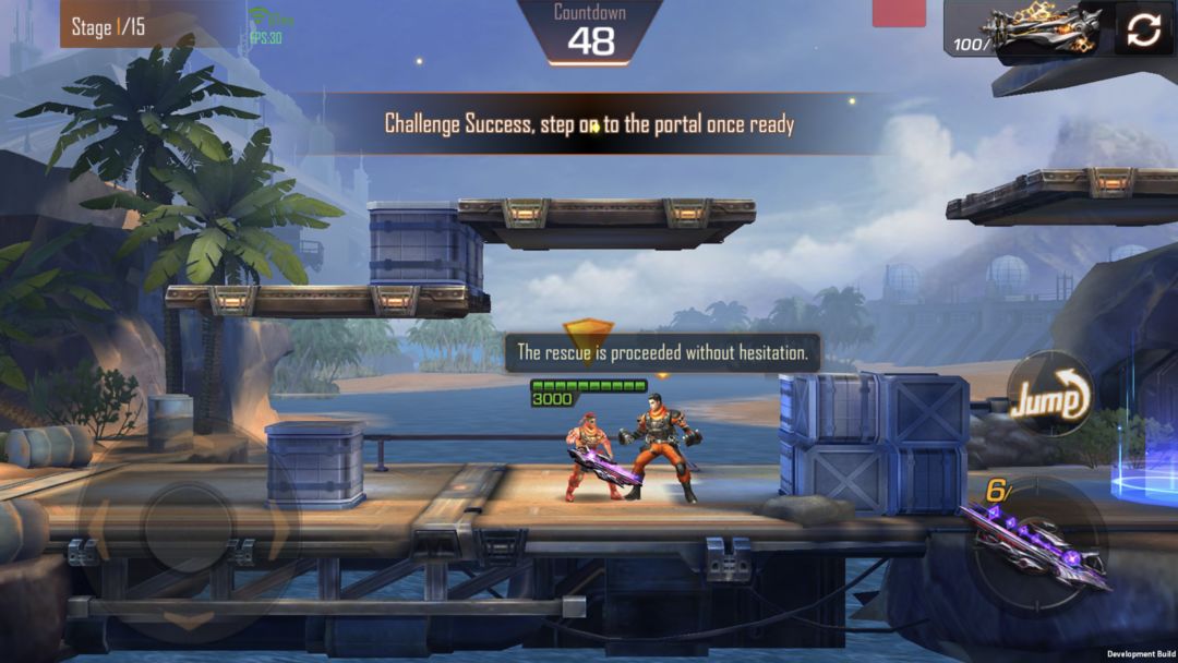 Screenshot of Garena Contra Returns