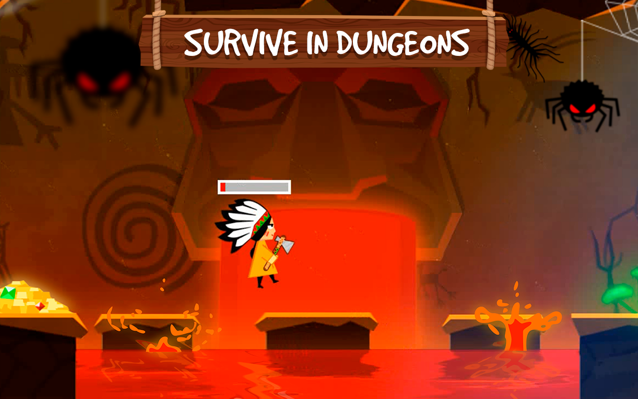 Save Mongwau - Ancient Rush Game Screenshot