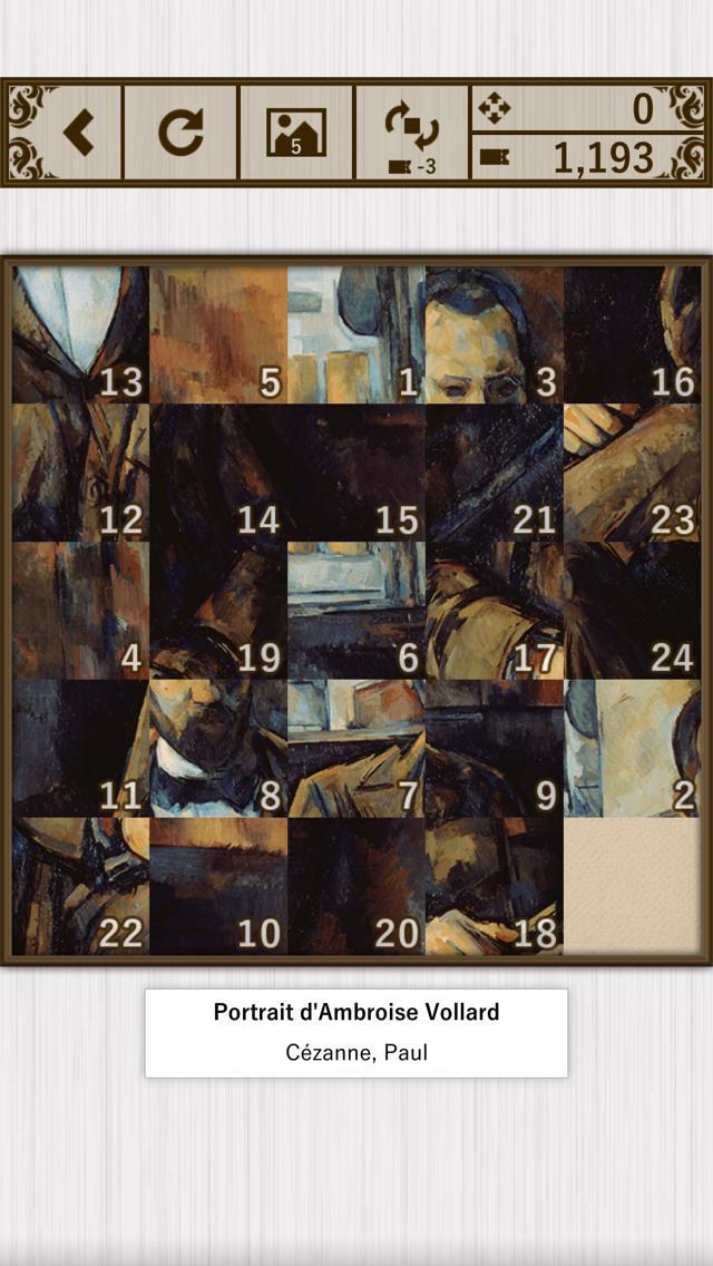 Screenshot of Slide Puzzle Museum