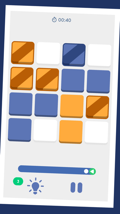 Captura de Tela do Jogo Bicolor Puzzle