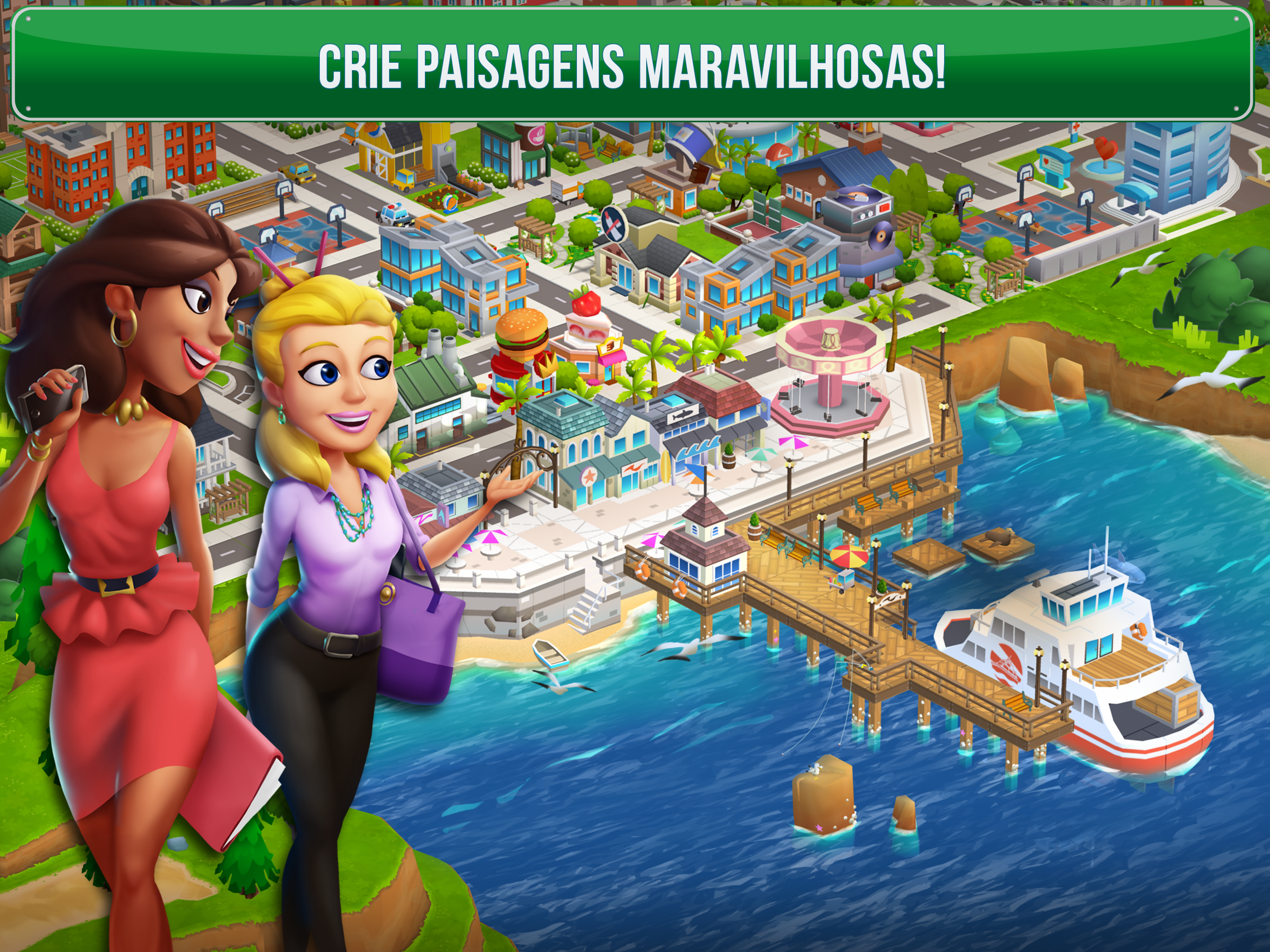Captura de Tela do Jogo Dream City: Metropolis